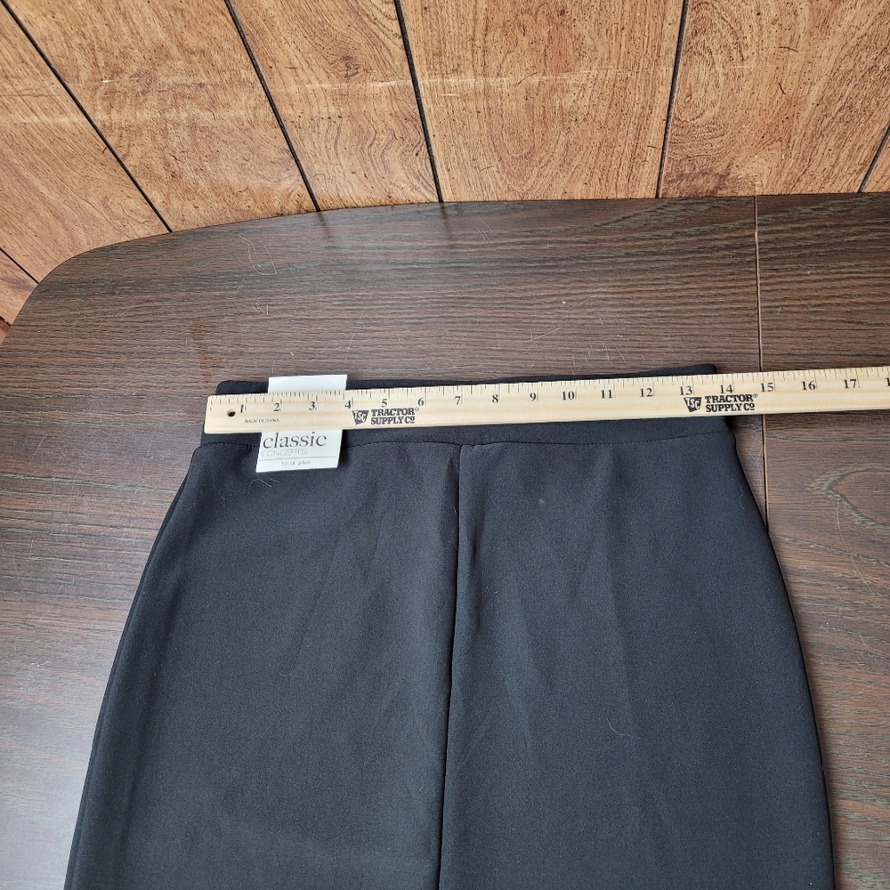 Classic Concepts Black Mini Pencil Skirt Casual - Picture 5 of 8